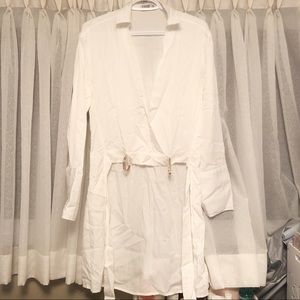 Flowy white long shirt